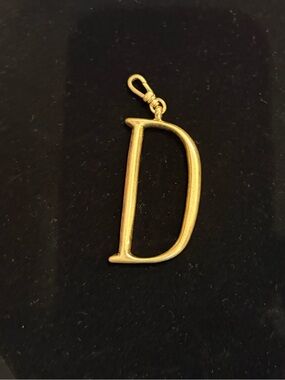 Lulu Frost Large Letter D Pendant Charm